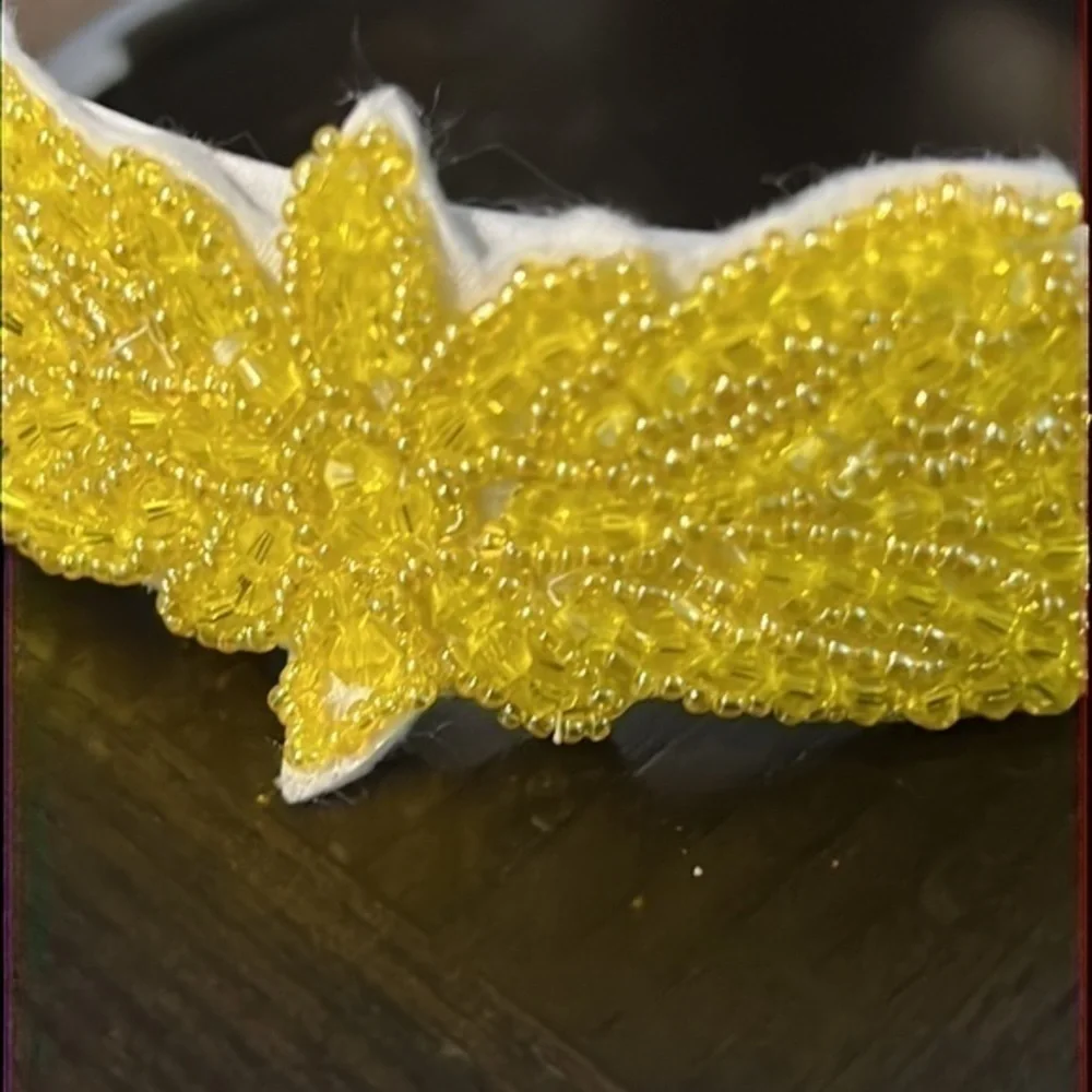 Sunny Yellow sequin headband